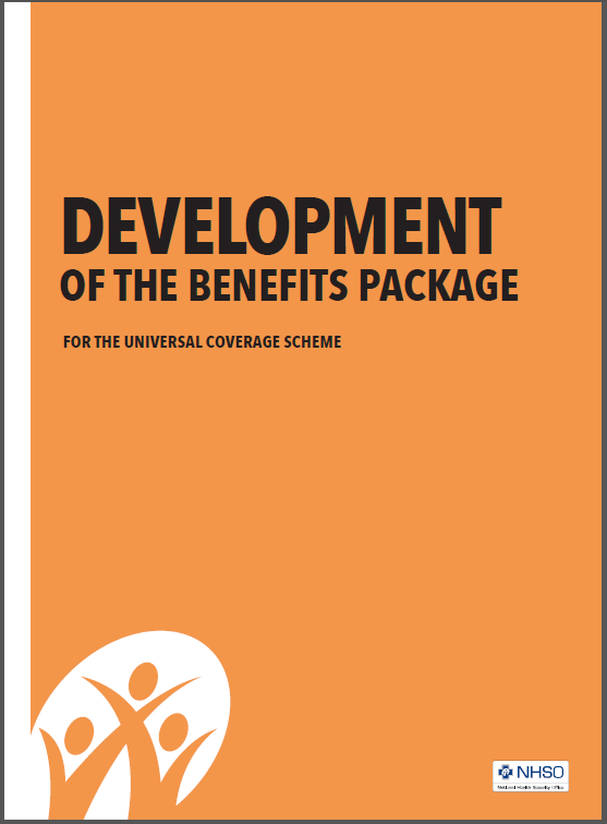 Development of the Benefits Package for the Universal Coverage Scheme